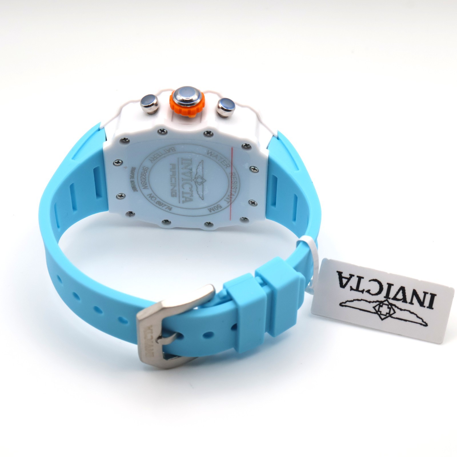 Invicta Racing Valxor Unisex Watch – 40mm, Light Blue (69774)