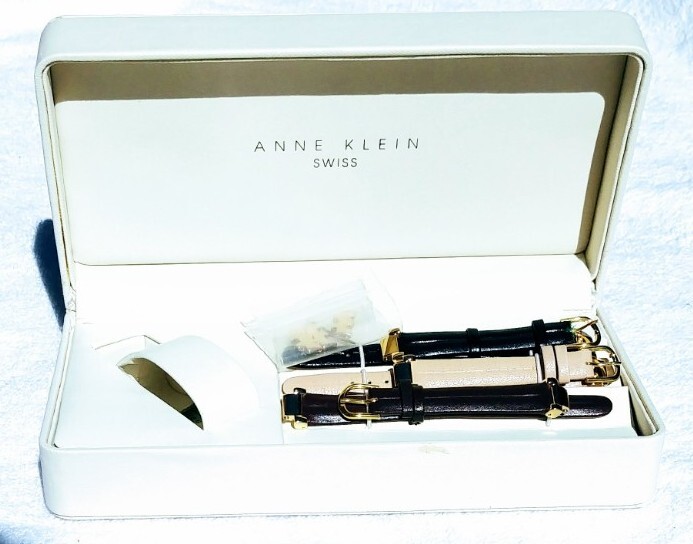 NEW 3 Anne Klein Swiss Womens Watch Wristbands Lot In Open Box 12/6612 -No Watch