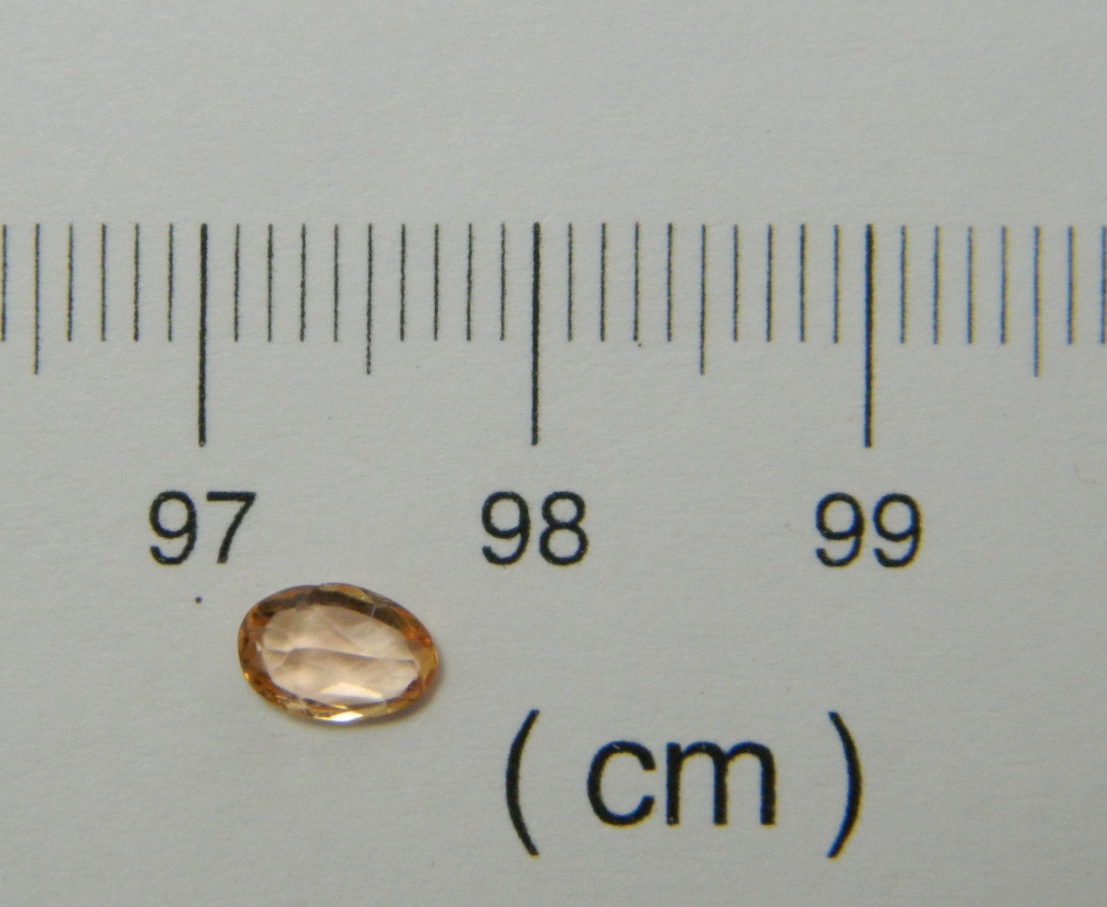 Imperial Topaz 0.47 Ct Clarity IF Oval Cut Natural Golden Brazil I029
