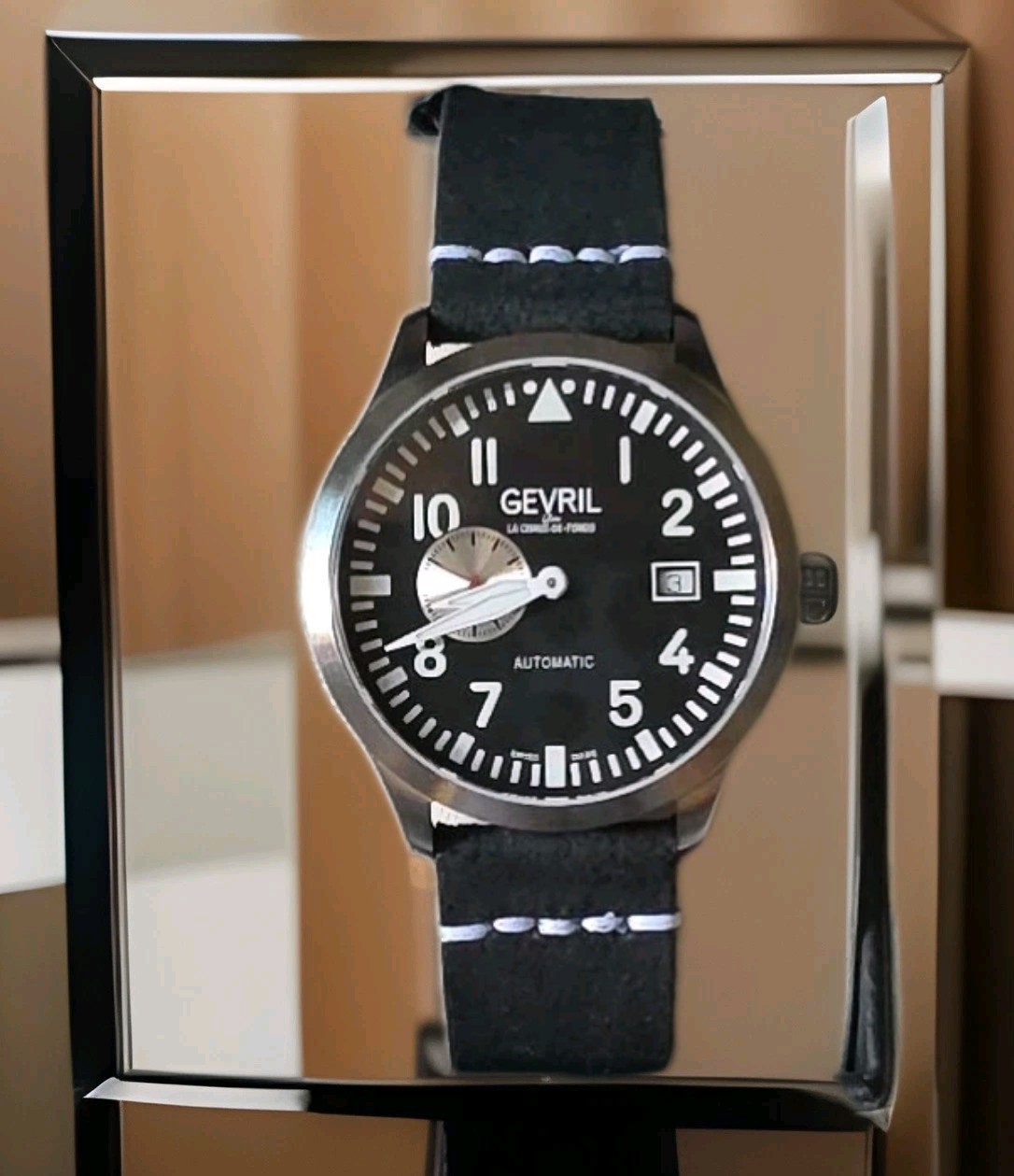 Gevril 43512 Vaughn Pilot Subdial Men’s Automatic Watch SWISS MADE – NEW & RARE