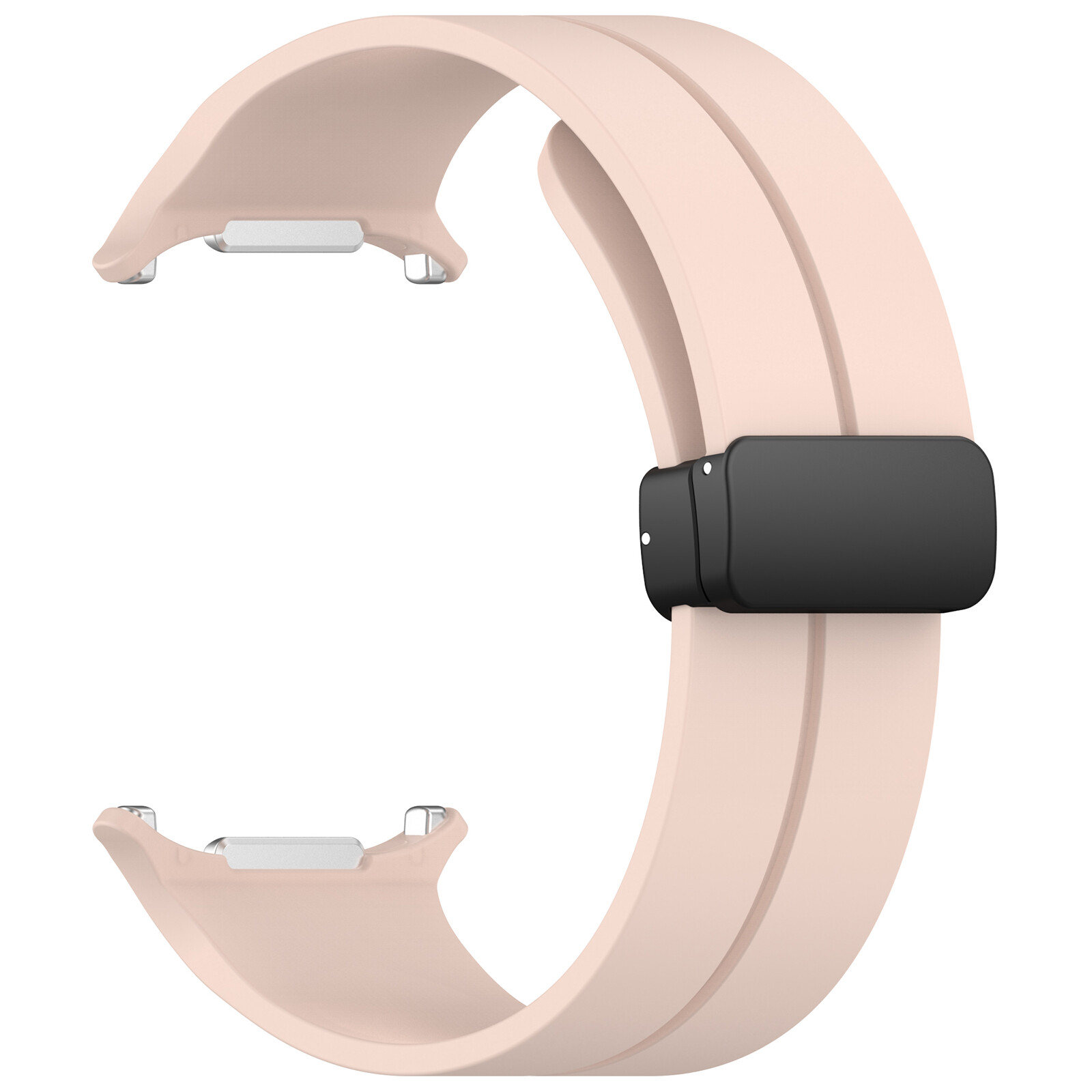 Magnetic Buckle Strap For Samsung Galaxy Watch 7 Ultra 47mm Silicone Sport Band