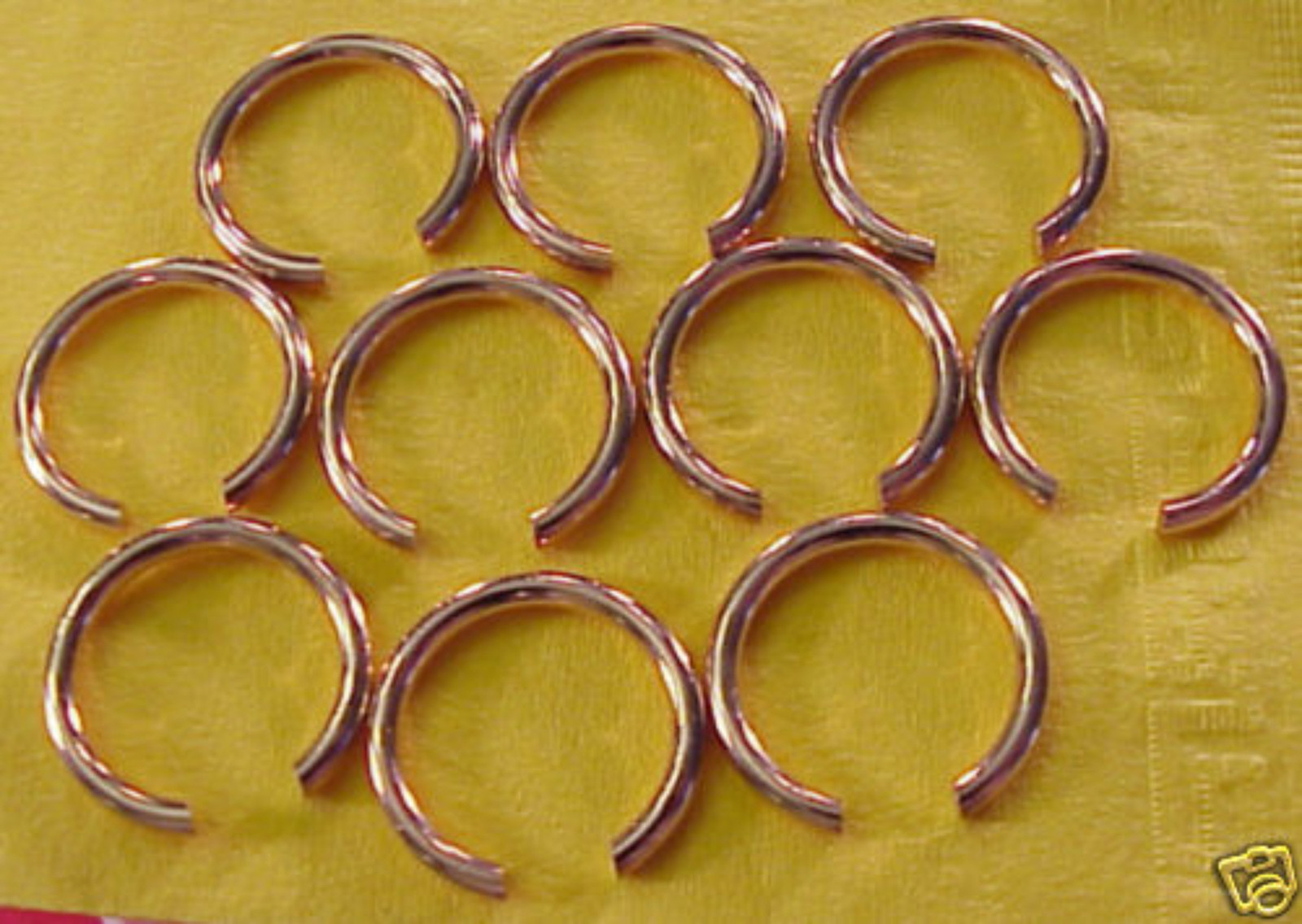 18 Size Pocket Watch Bows 14k Rose Hamilton Plate 10 PIECES in This Listing
