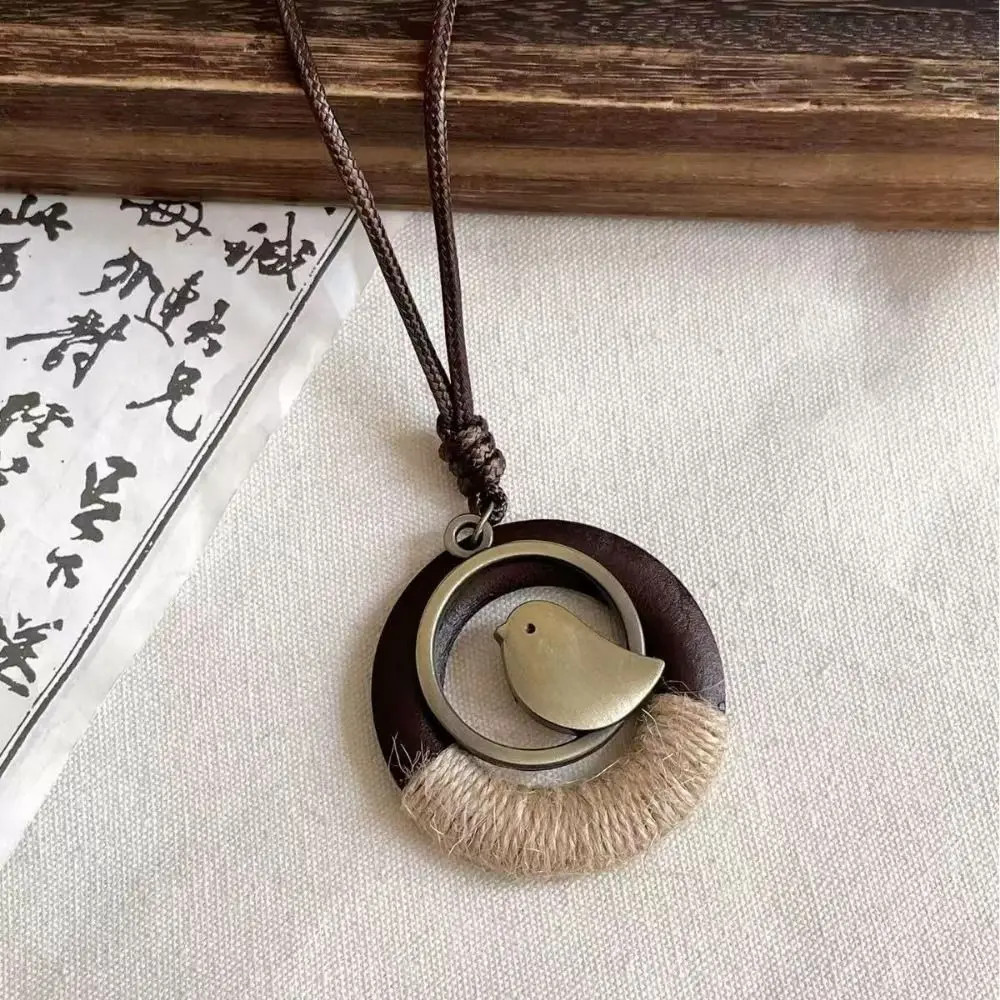 Vintage Boho Sweater Chain Ethnic Long Clothing Pendant Pendant Daily Wear