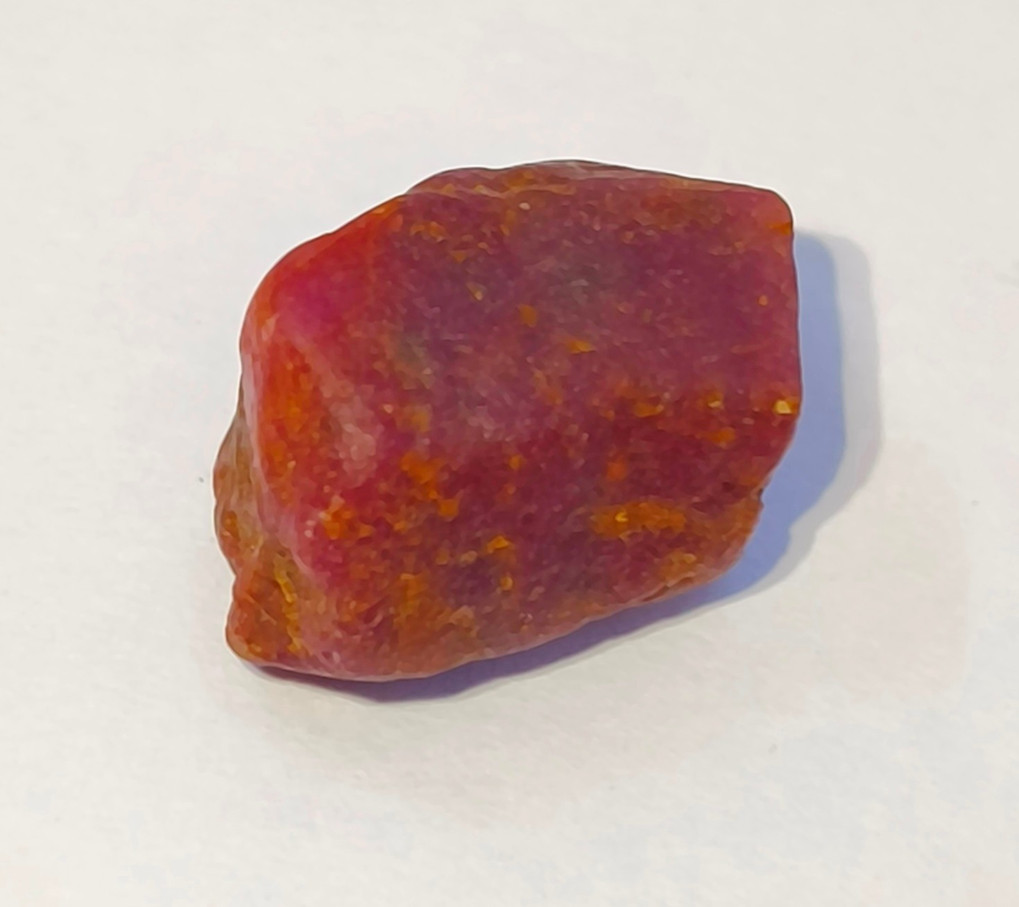 Natural Red Ruby Untreated Raw Facet Rough Loose Gemstone C22-1