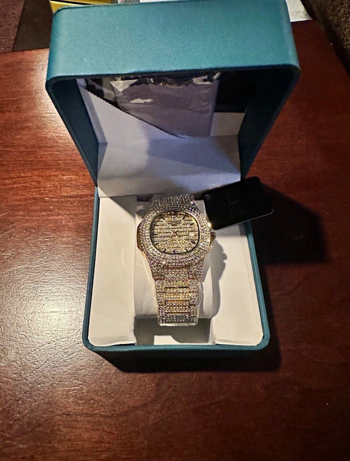 BIBI Luxury Gold Nautilus style Watch B0076
