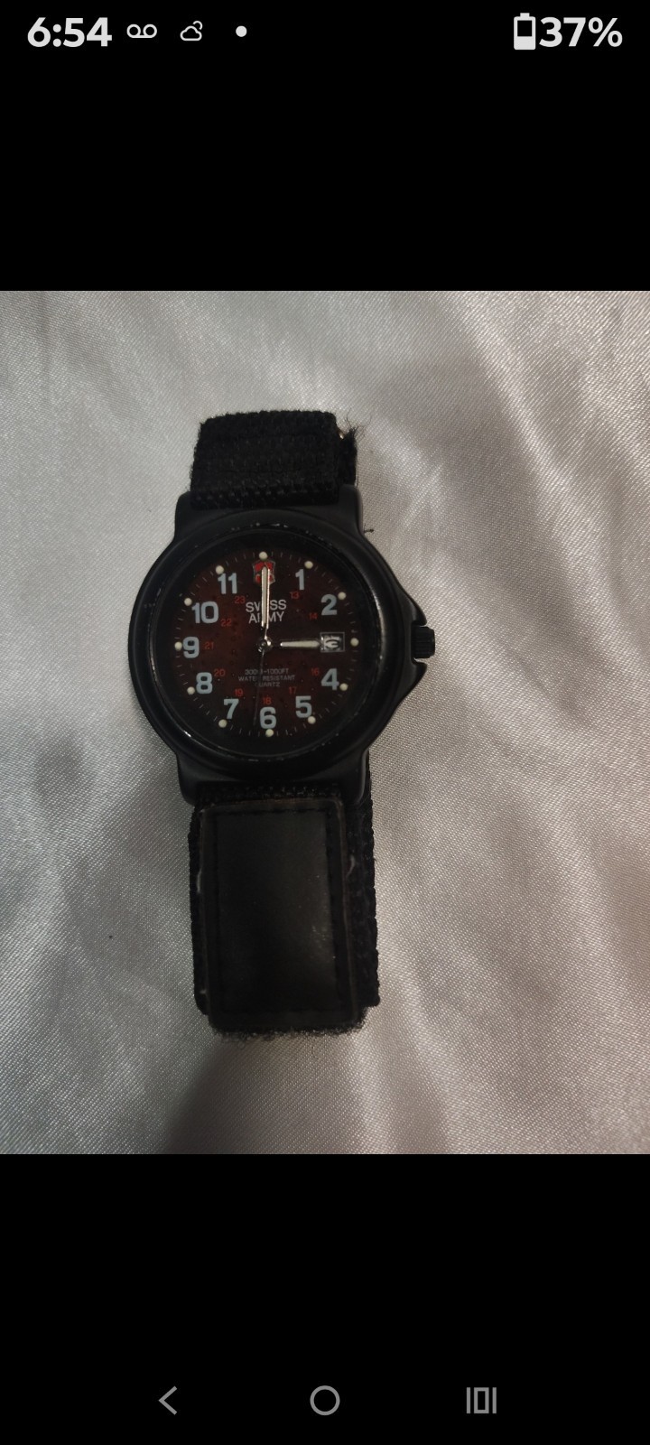 Swiss Army 90s Vintage Renegade Color Changing Dial Works Softband Glows In Dark