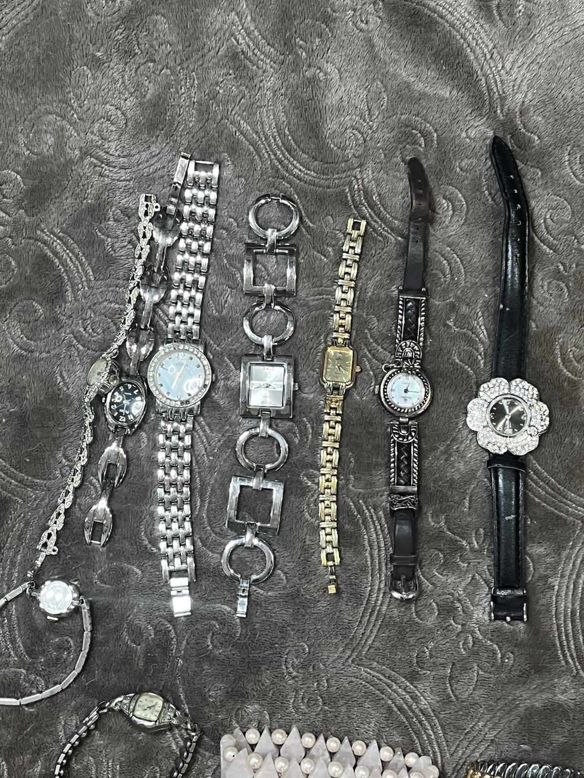 109 Set/piece Mixed Lot Of Costume Earrings, Rings,Watches , Etc