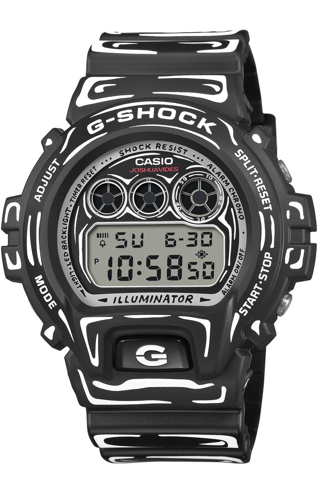Unused CASIO G-SHOCK DW-6900JV-1JR Black Men’s Watch in Box