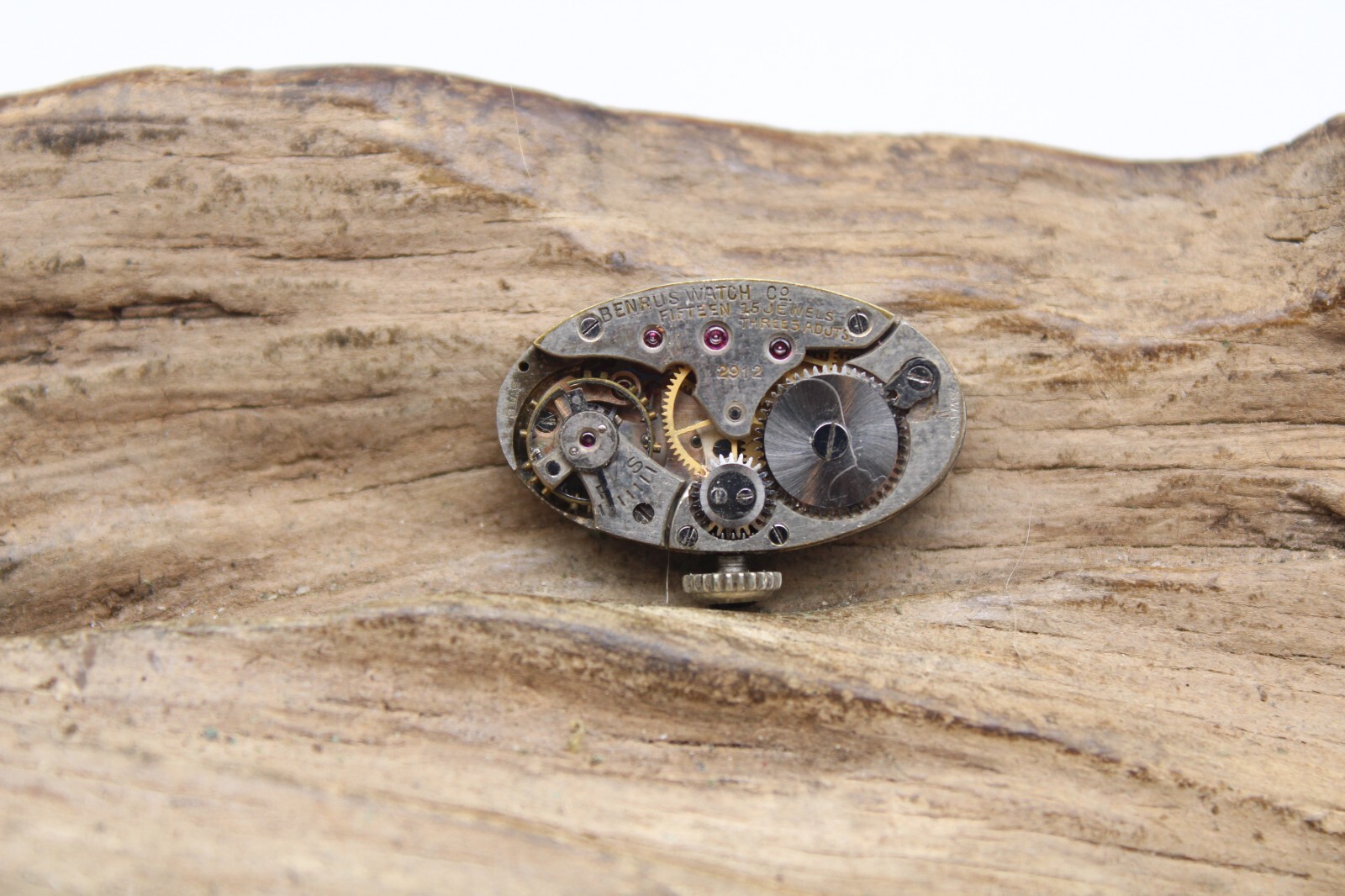BENRUS 2912 SWISS WATCH MOVEMENT 15j 13.9×24.7mm (QH2)
