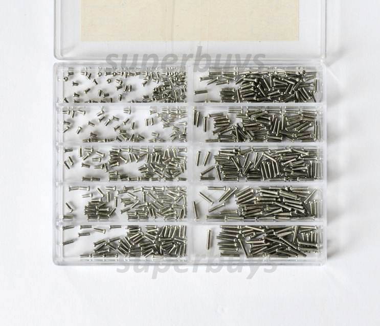 1.6 to 6mm Stainless Steel Small Micro Eyeglass Glasses Watch Screw Repair Kit
