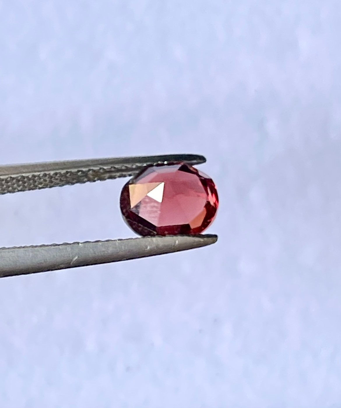 Natural 100% VVS 2.84 ct 8.4×7.8×5.2 mm Oval Orange Gamet Mozambique, Africa