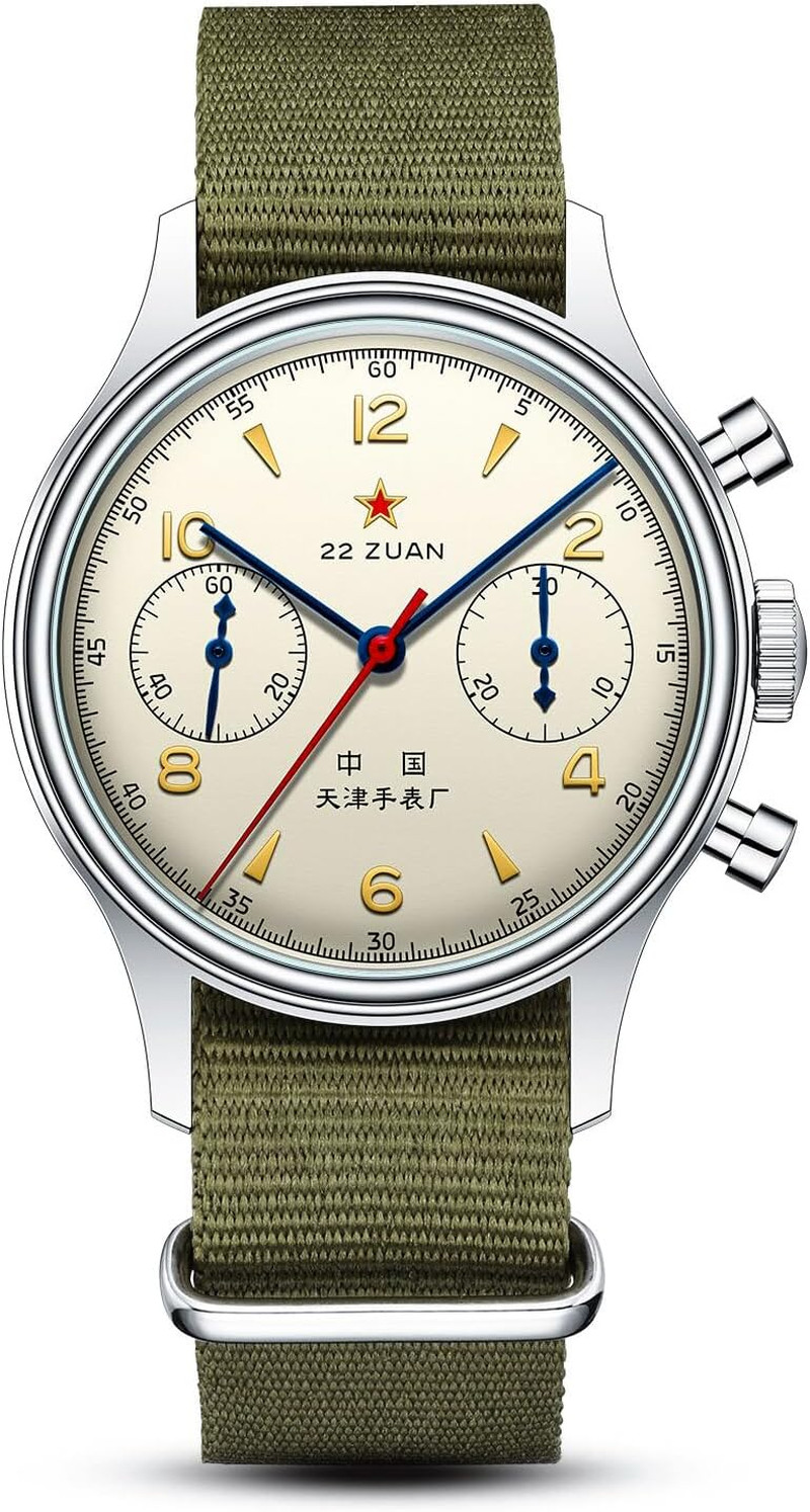 Seagull 1963 Aviation Pilot Chronograph Mechanical Watch – GD Edition