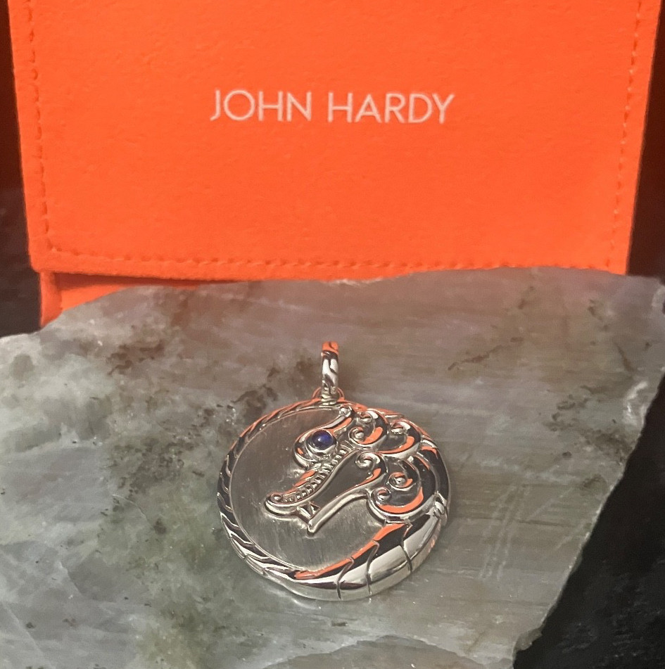 💕JOHN HARDY .925 Sterling Silver Legends NAGA Amulet / Pendant NWOT