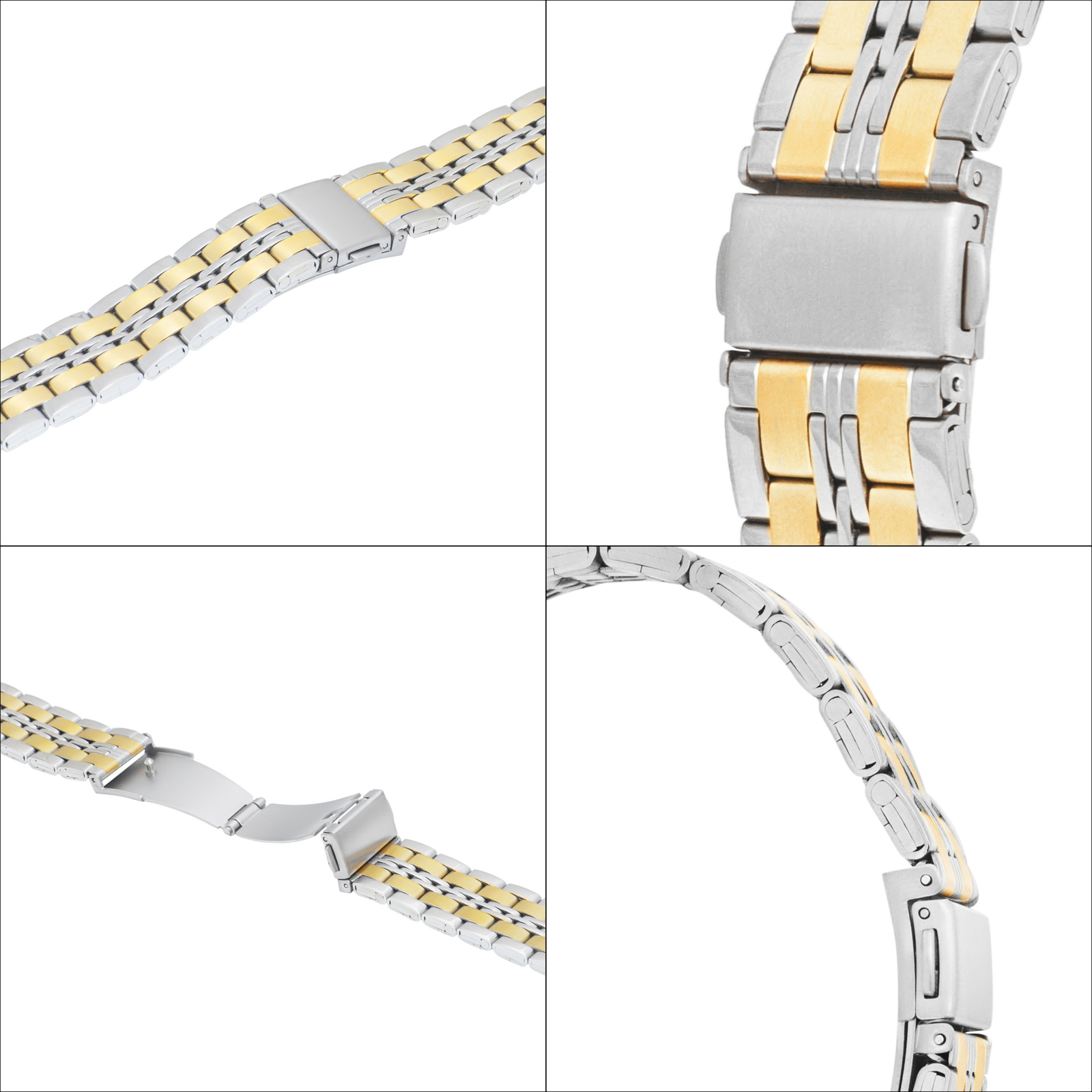 22mm Jubilee Stainless Steel Metal Watch Band for Armand Nicolet JH9 M02 M02-4