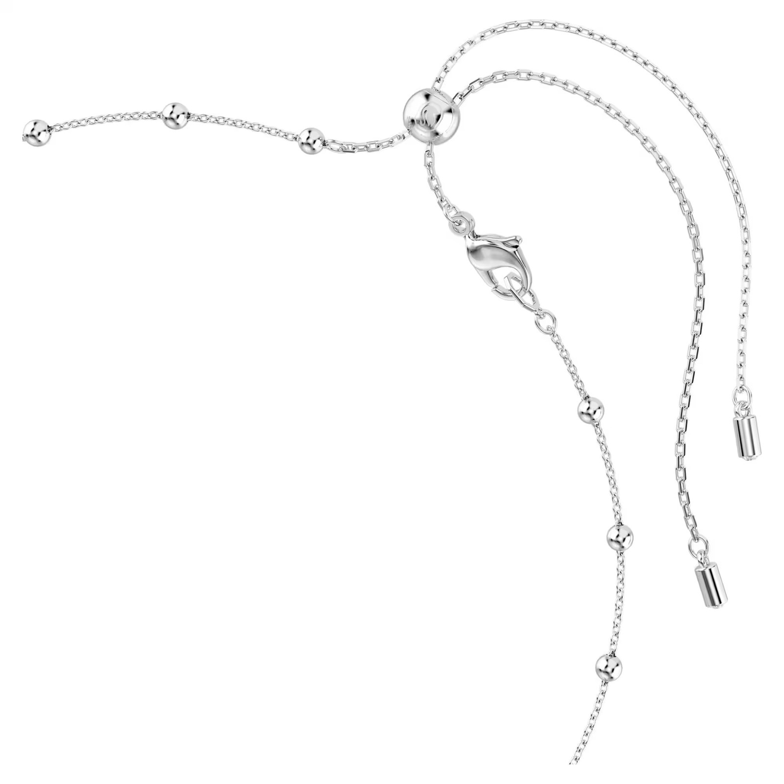 Swarovski Crystal Una Angelic Pendant, Round Cut, White, Rhodium Plated 5733116