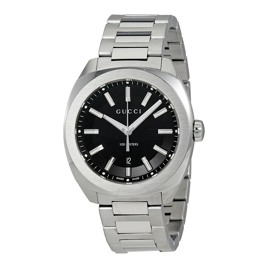 GUCCI GG2570 YA142301 Quartz Black Dial Men’s Watch 41MM