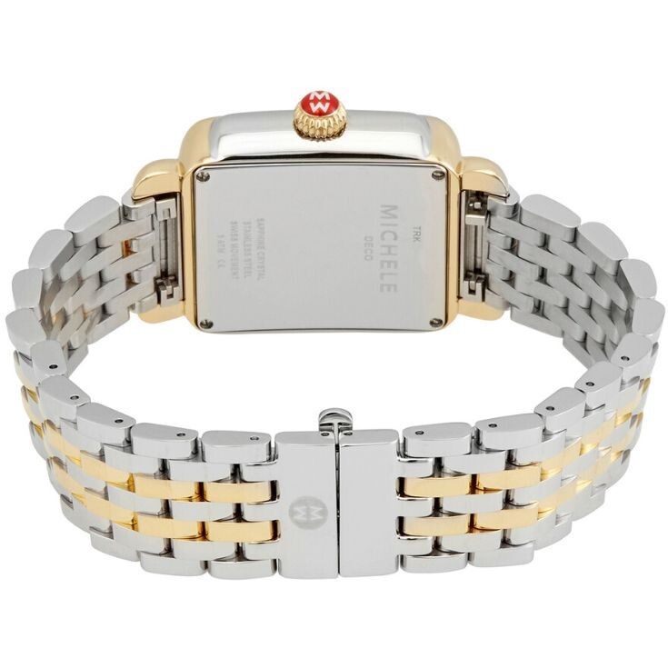 Michele Deco Madison Two-Tone S. Steel Diamond Dial Ladies Watch MWW06T000147