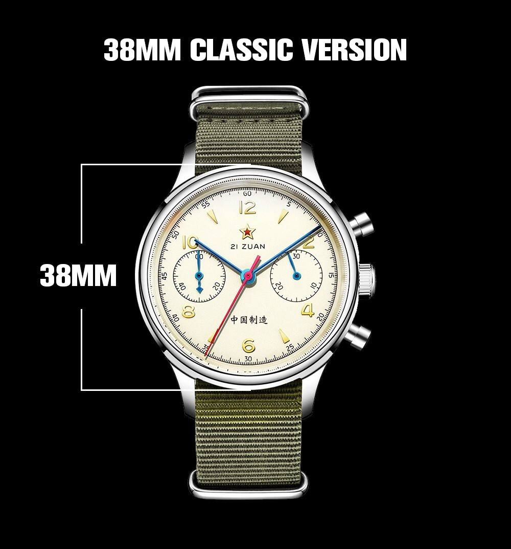SEAKOSS 71Anniversary 38mm Acrylic Crystal No Gooseneck Vintage Mechanical Watch