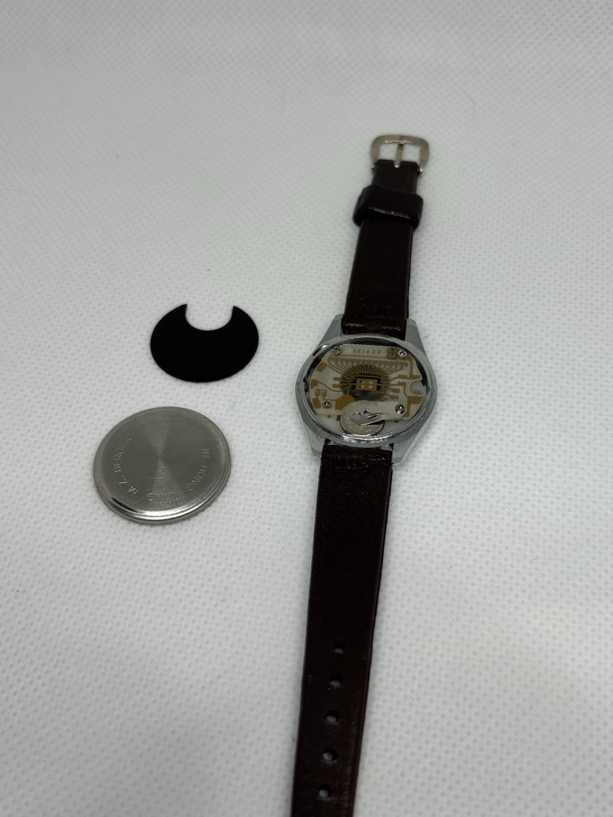 Vintage Nelsonic Peter Pan LCD Digital Watch Disney New Battery Runs Great