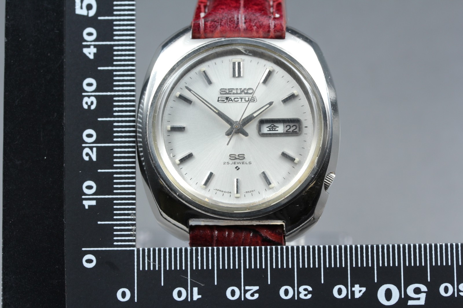 Vintage 1969 [Exc+5] SEIKO 5 ACTUS 6106-8470 Automatic 25J Kanji Men’s Watch
