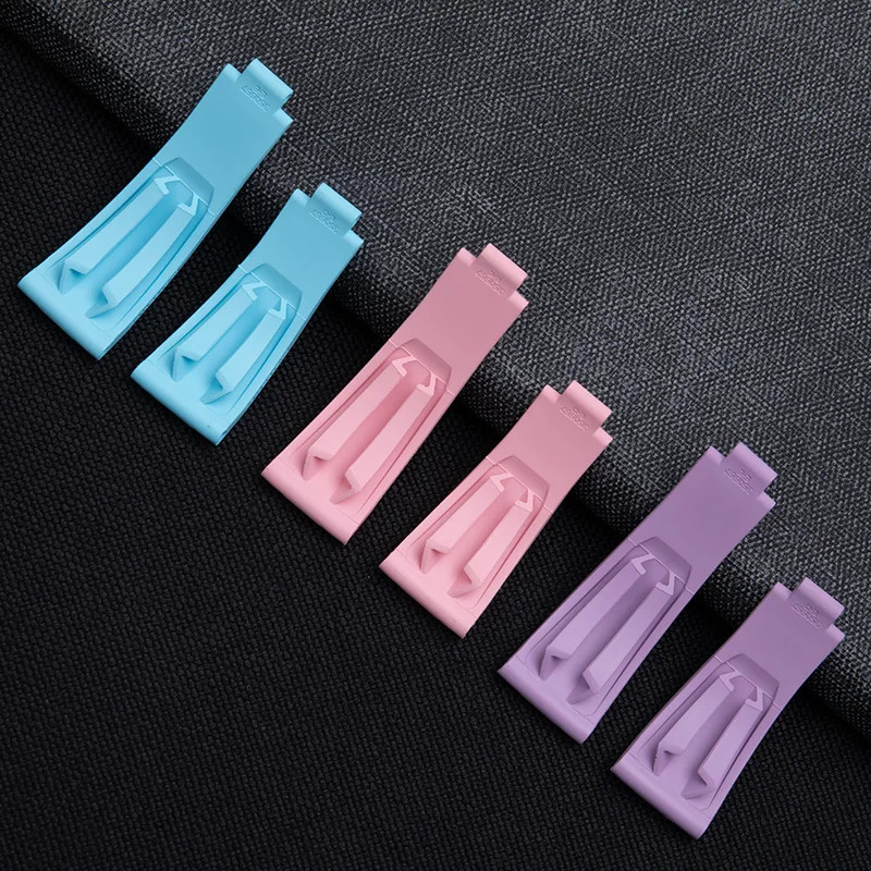 For Rolex Yacht Master 37mm 268655 FKM Fluoro Rubber Watch Band Strap 18mm