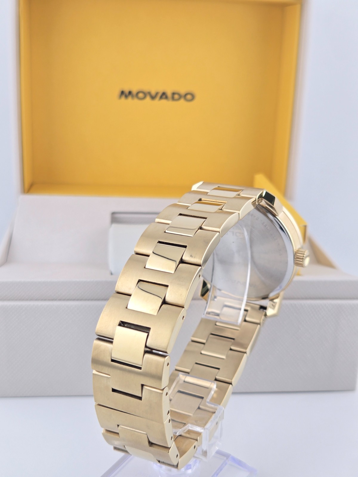 Movado Bold Access Men’s Gold Tone Bracelet Watch – 3600912 ($795 MSRP)