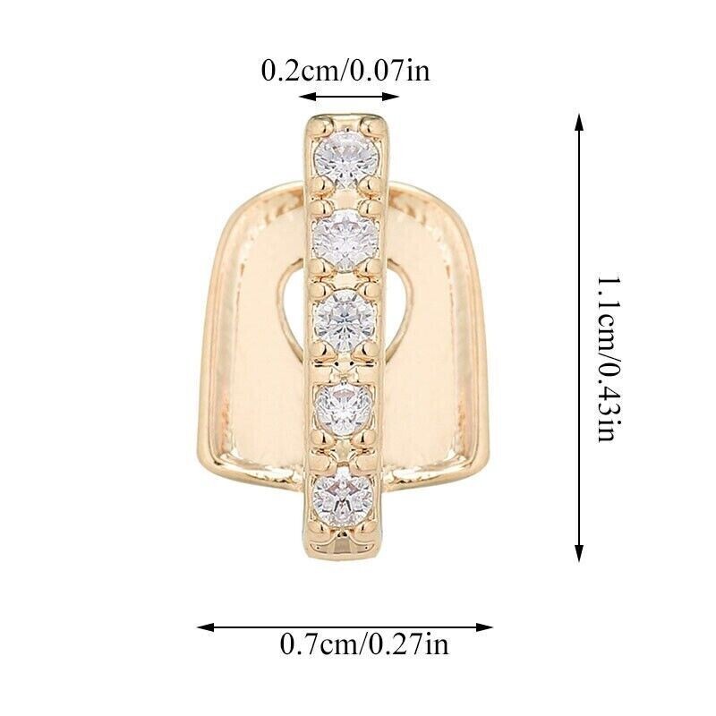 Braces Tooth Cap Jewel Teeth Cover Cosplay Single Teeth Case Teeth Caps Grills