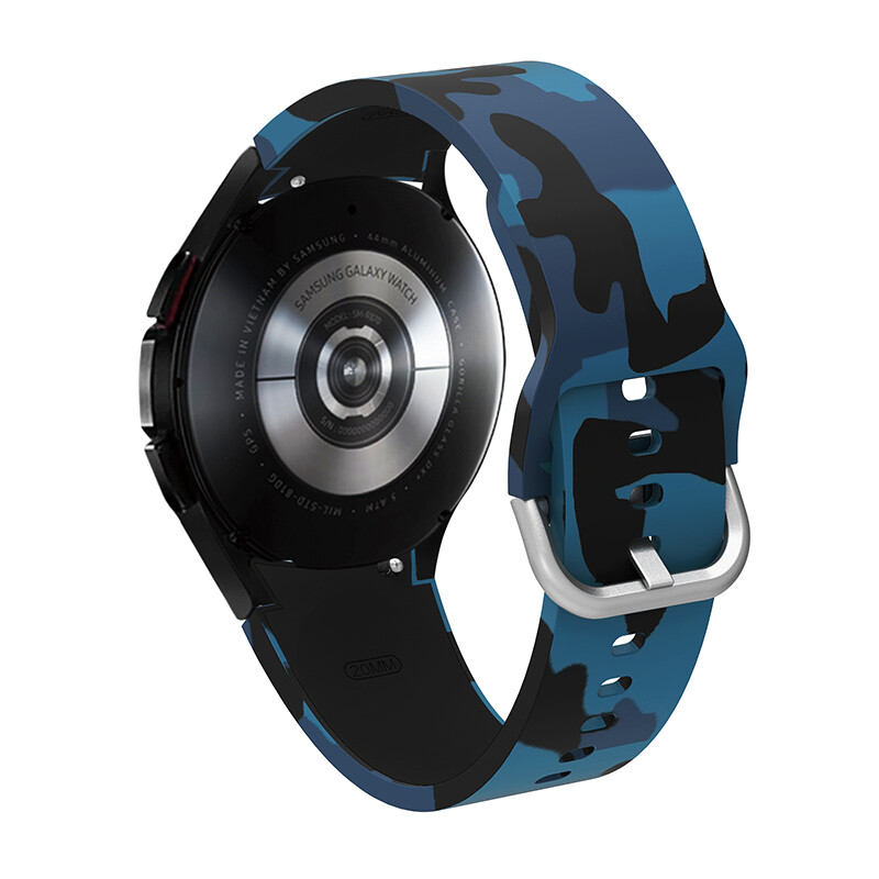 40/44MM Silicone Print Band Strap For Samsung Galaxy Watch 4/4 Classic 5/5 Pro