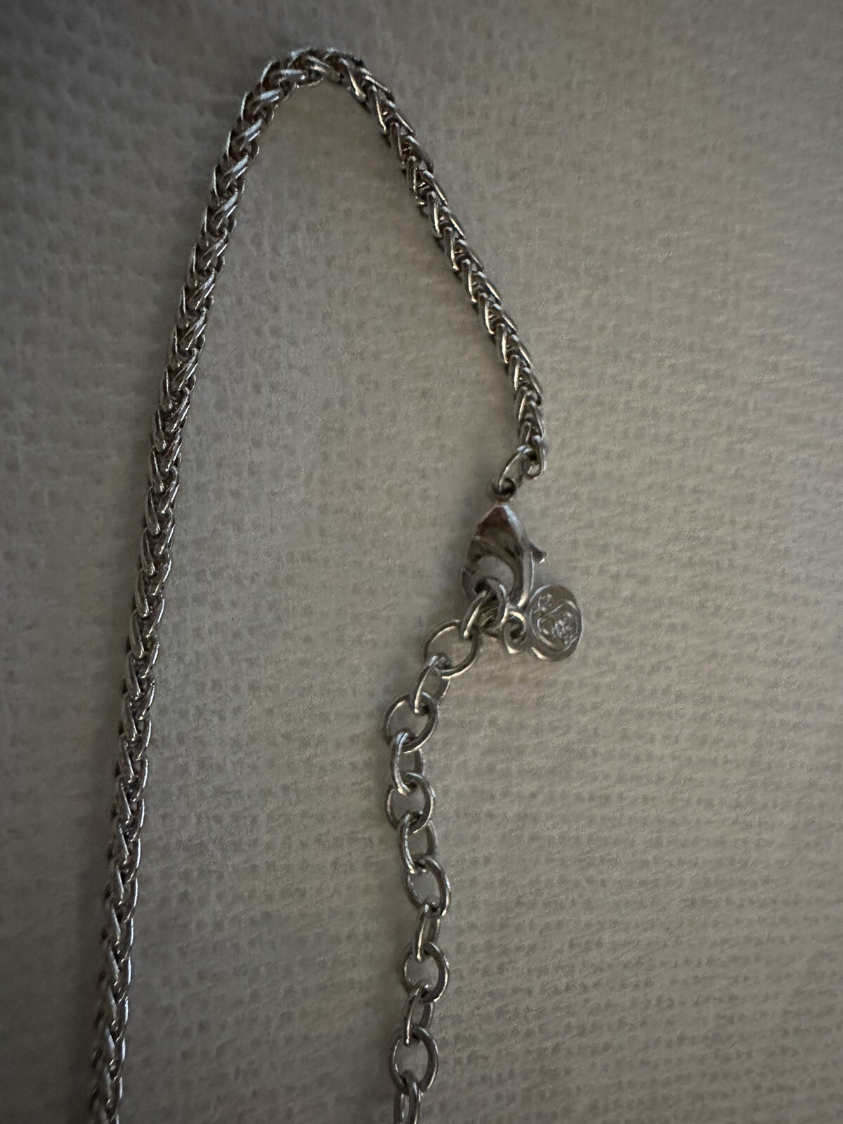Qianse Swarovski Blue Heart of the Sea Pendant W Bow “Love You Forever” Necklace