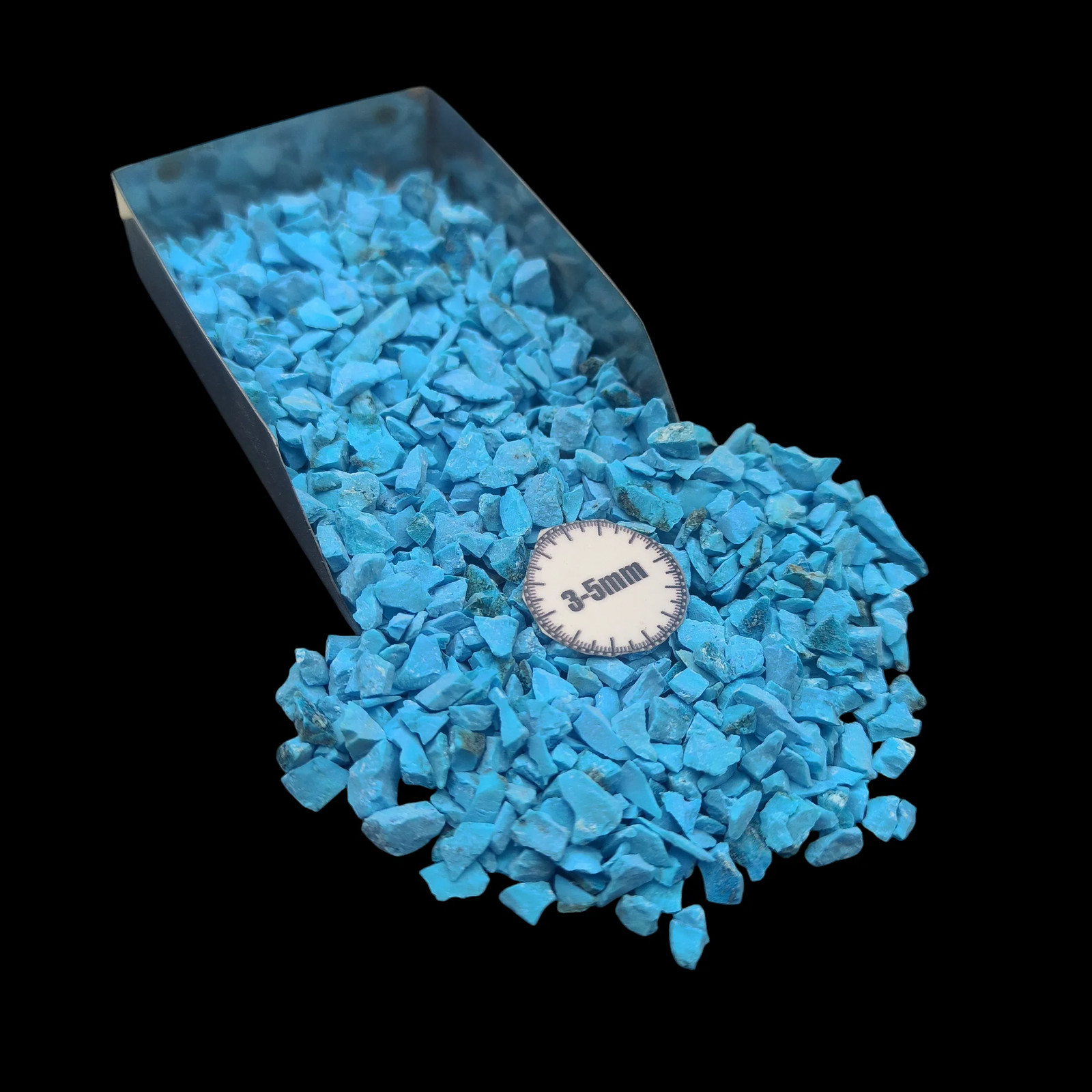 New Turquoise Coarse Gemstone 3-5mm for Bottles Home Decor