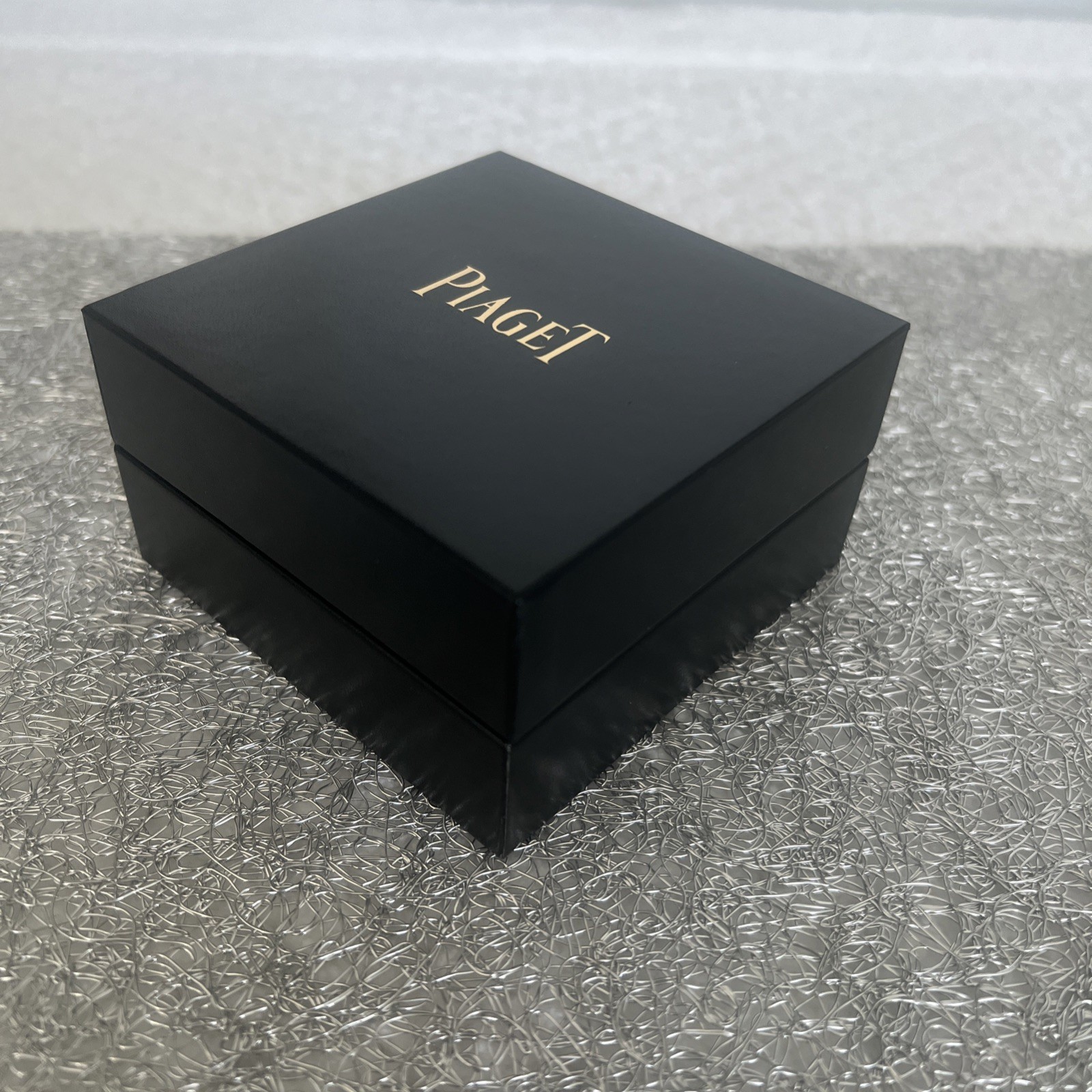 AuthenticPiaget Black Presentation Box for Rings 3.5″x3.5″x2″