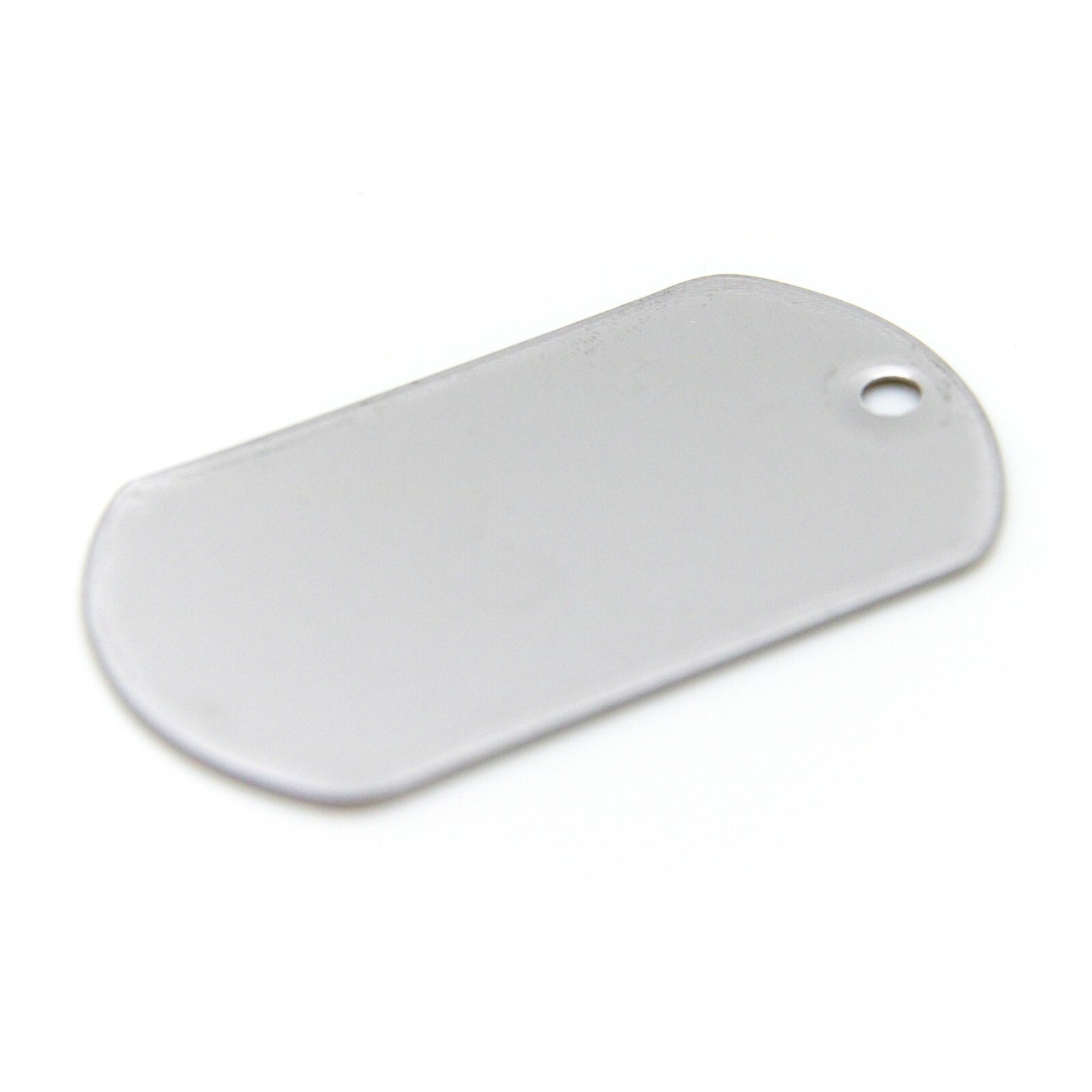 WHOLESALE LOT 1000 PCS BLANK DOG TAG SHINY/MATTE STAINLESS STEEL MILITARY SPEC