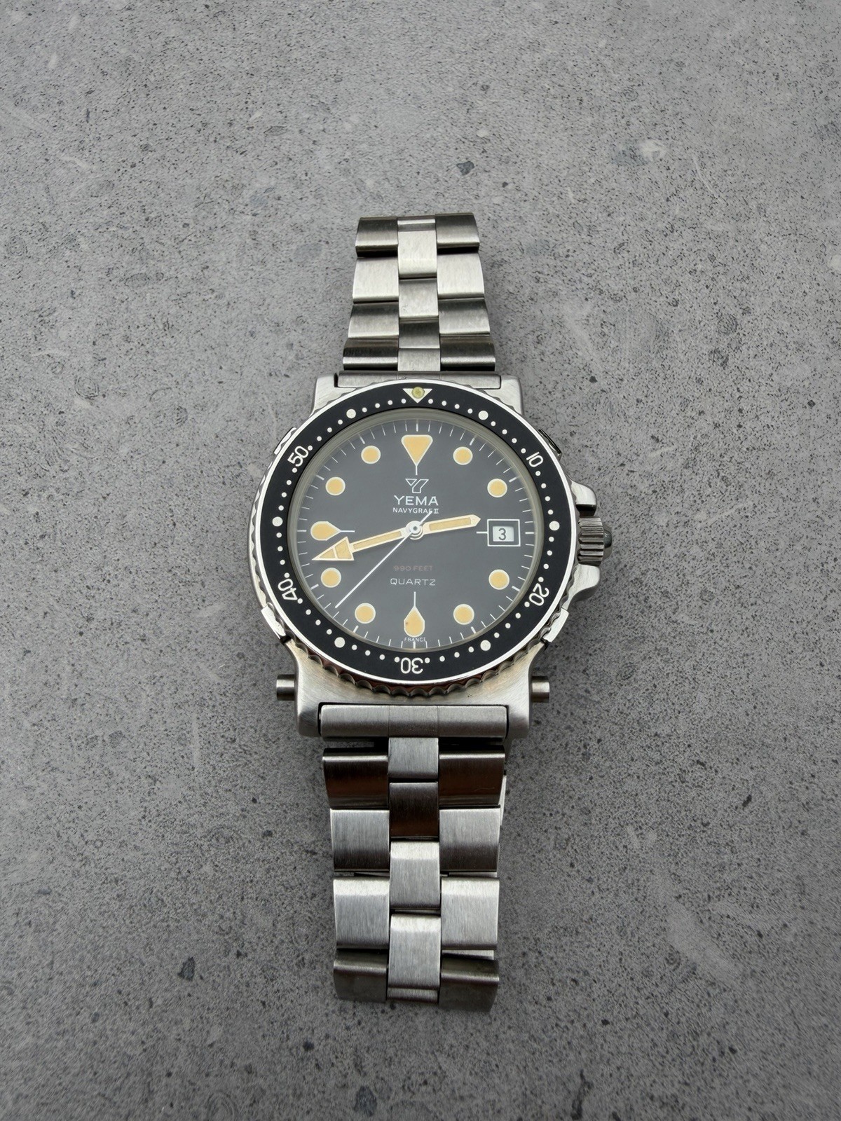 1980s Yema Navygraf II Watch