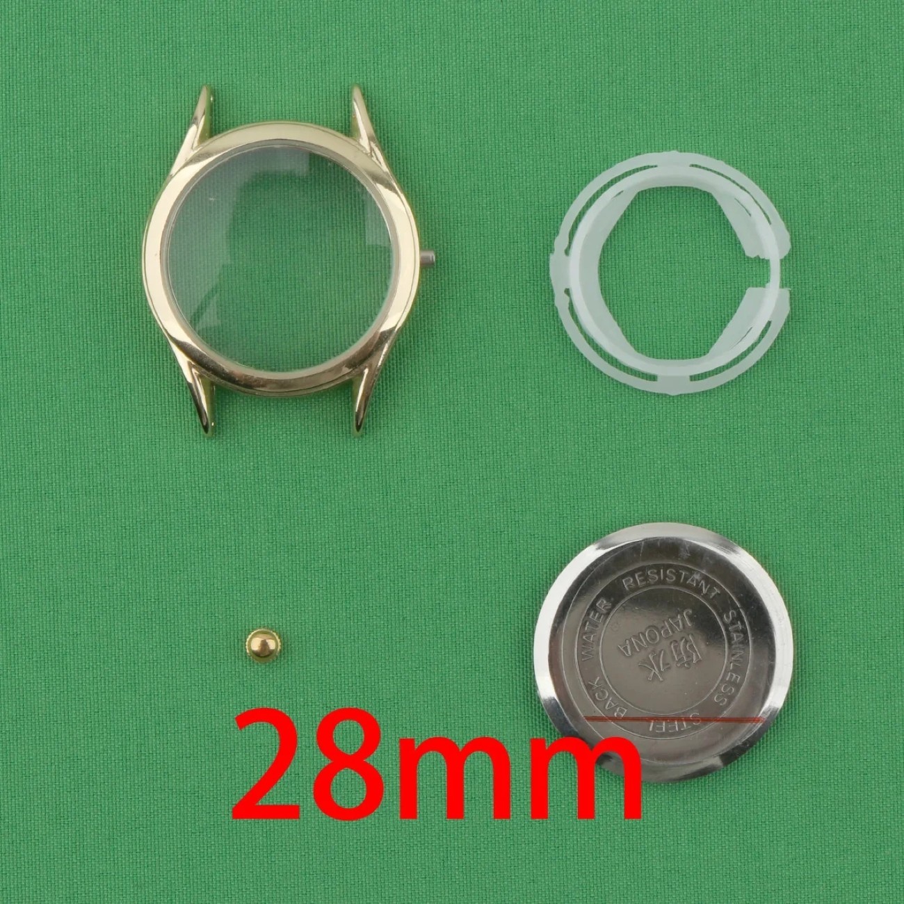 35mm 28mm Metal Watch Case Silver Waterproof for 2035 PC21 SL68 SP68 Movement