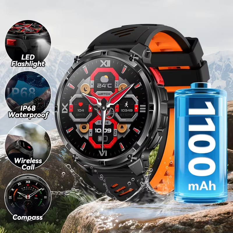 Men Sport Watch Waterproof Digital LED Military Outdoor Wristwatch