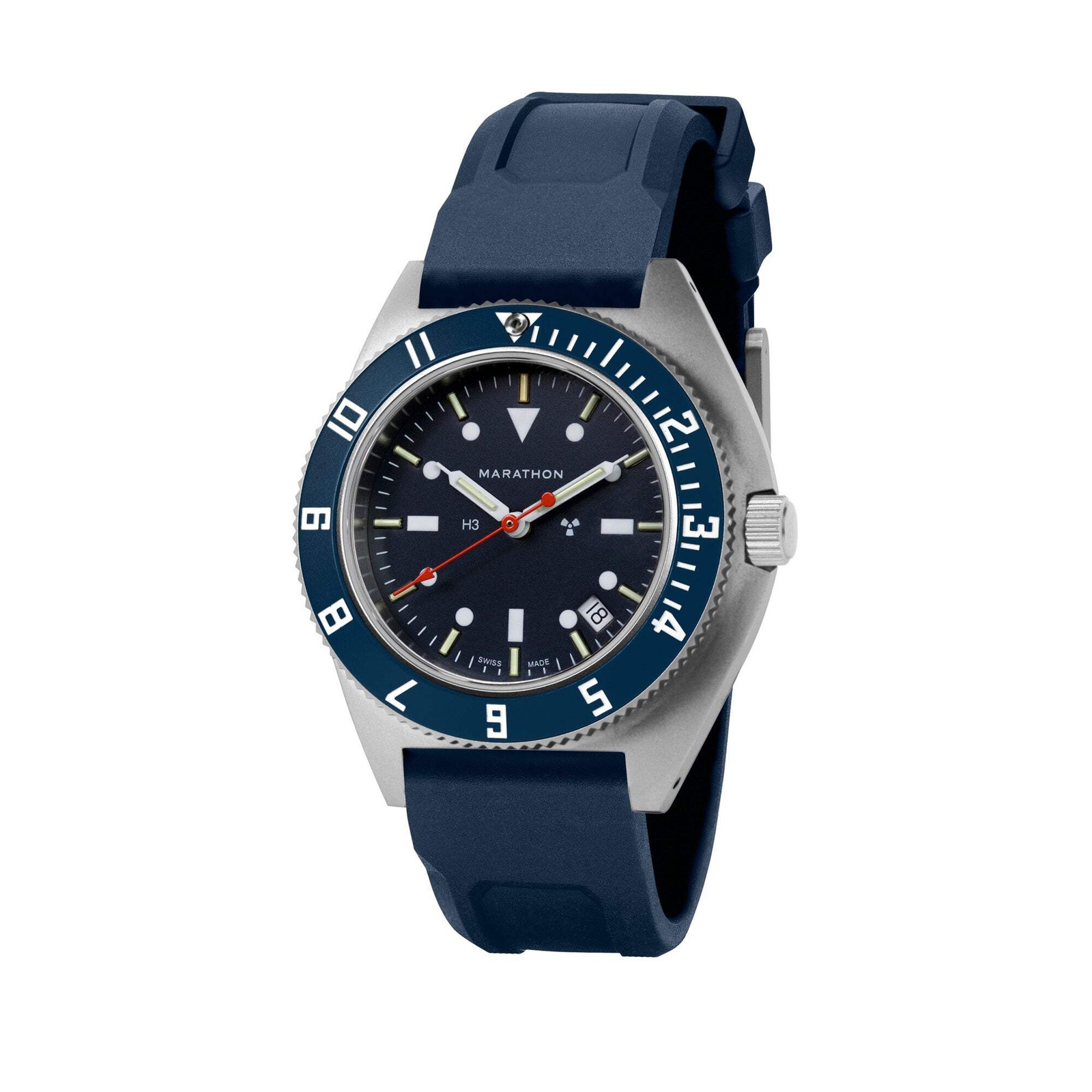 NAV, DATE,QUARTZ, SAPH, BLUE YONDER, COL: SS/BLPS 3PC RUBBER BLUE YONDER NAVIGAT