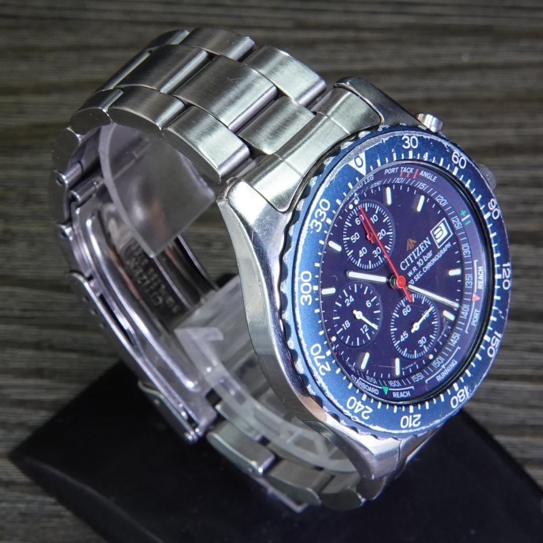 Citizen Promaster Quartz Chronograph 40x45mm Retro wrist 16cm/6.3in
