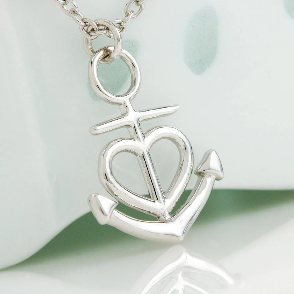 Wife Necklace Gift – You Are My Anchor