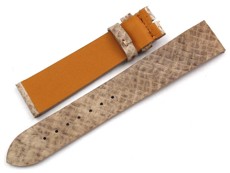 Craft Genuine Beige Leather Strap Various Sizes Made Italy Excellent Quality