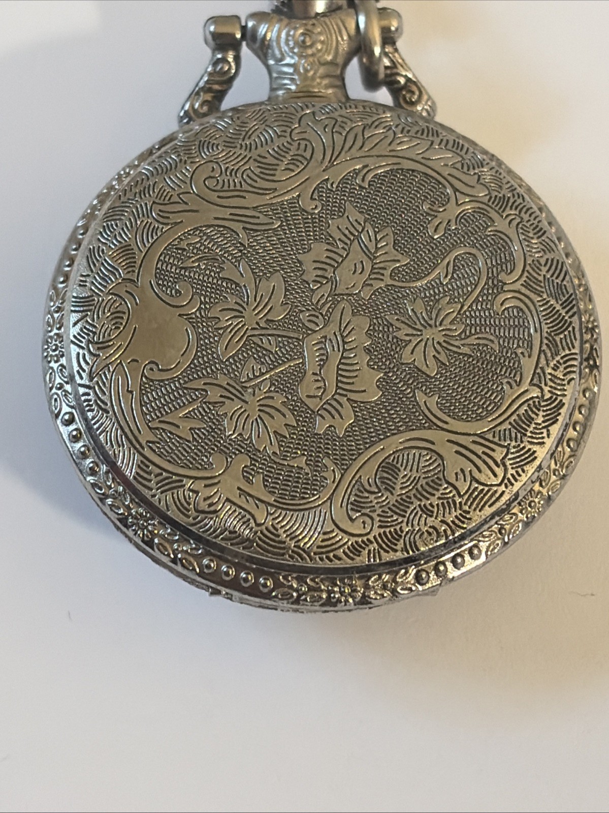 AC/DC Hells Bells Pocket Watch Necklace Opens Rock Band Collectible Untested