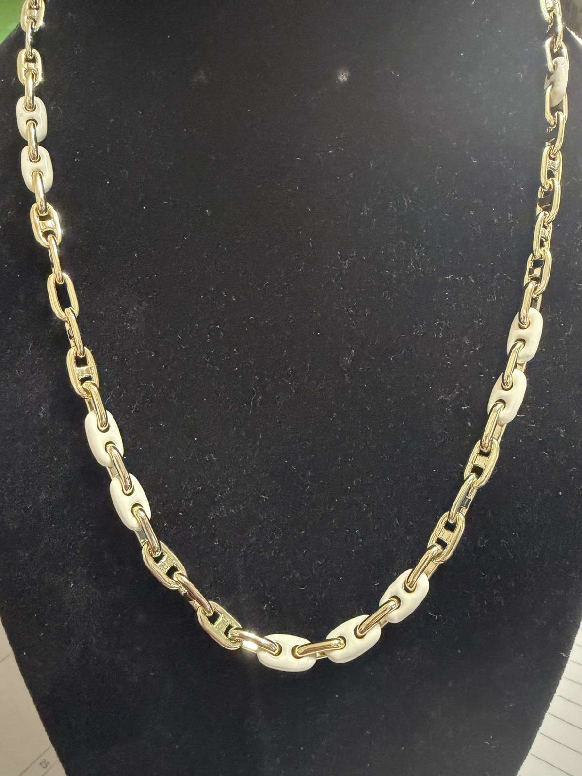 Kendra Scott Bailey Gold & White Mix Chain Necklace