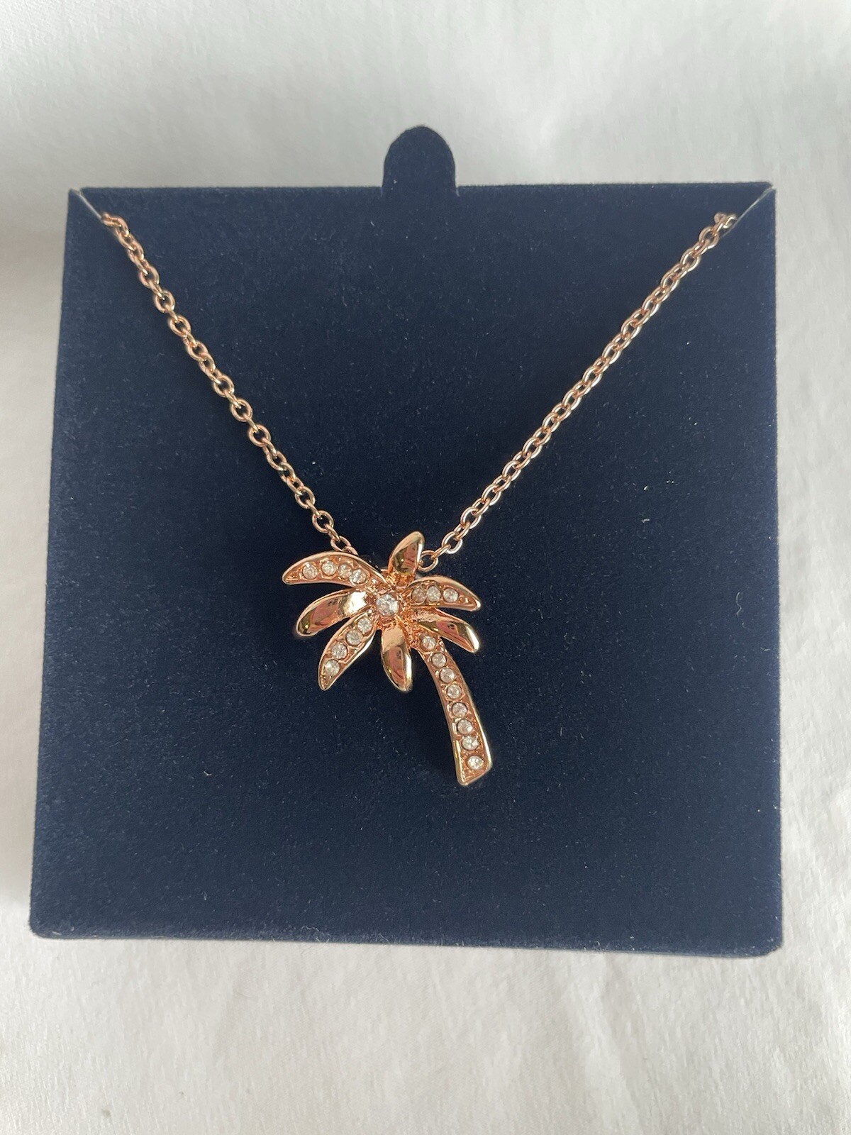 Women’s Jewelry Set Bella Rose Necklace Palm Tree Watch Bracelet 2 Piece Set