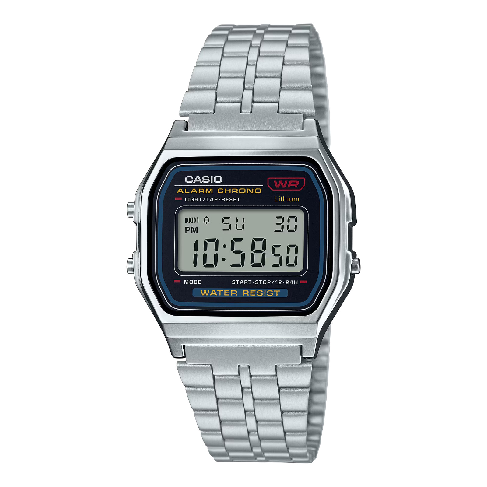 CASIO A159WA-N1JH Made in Japan Collection STANDARD Digital Watch Silver NEW