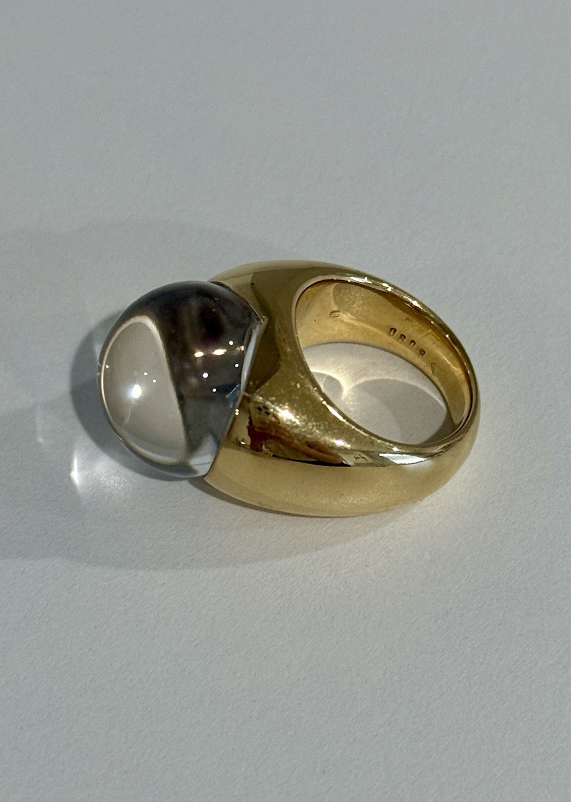 Mauboussin Paris Diamond Rock 18k Ring Size 4.75
