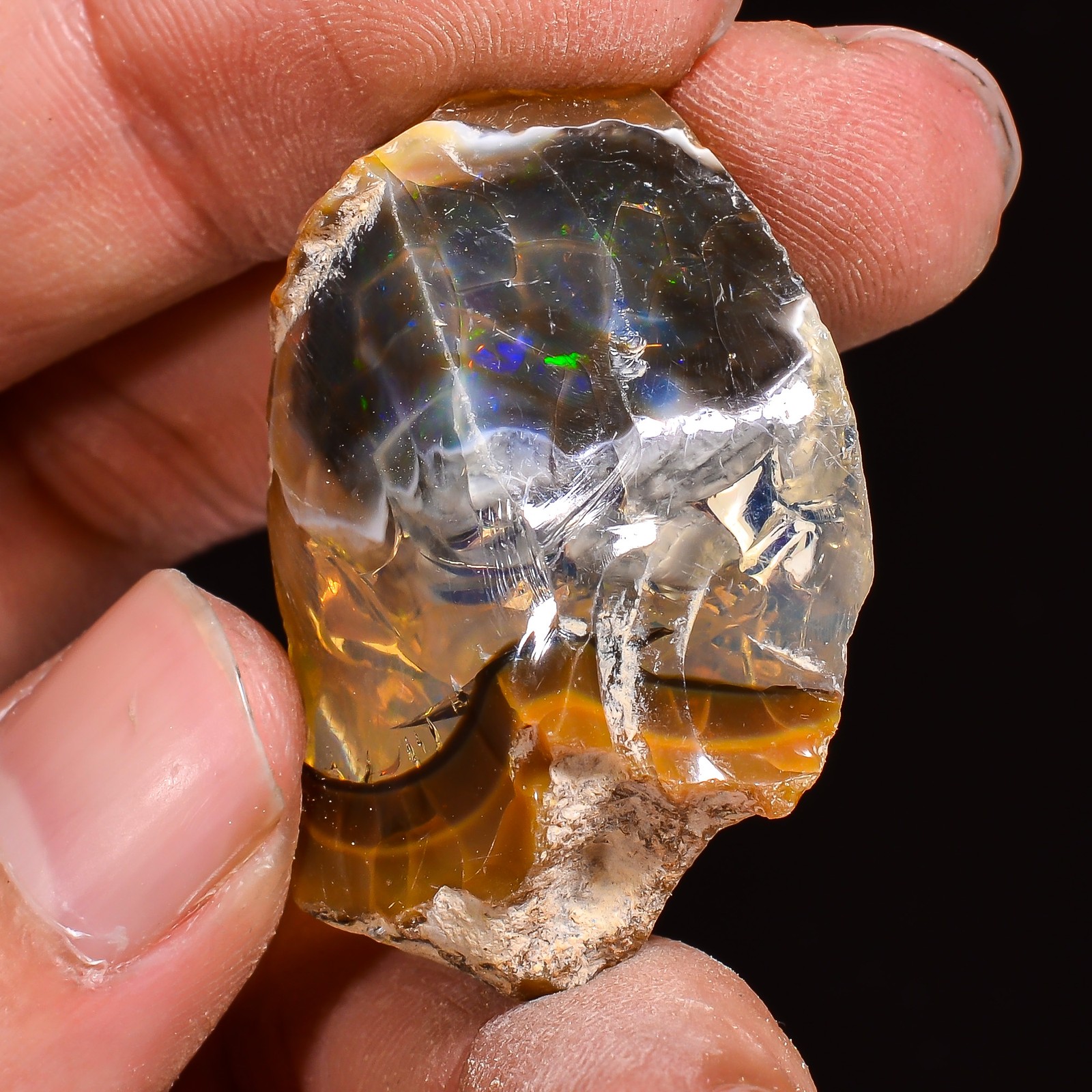 78.50 Cts 100% Natural Exclusive Ethiopian Opal 36X26X18 MM Rough Loose Gemstone