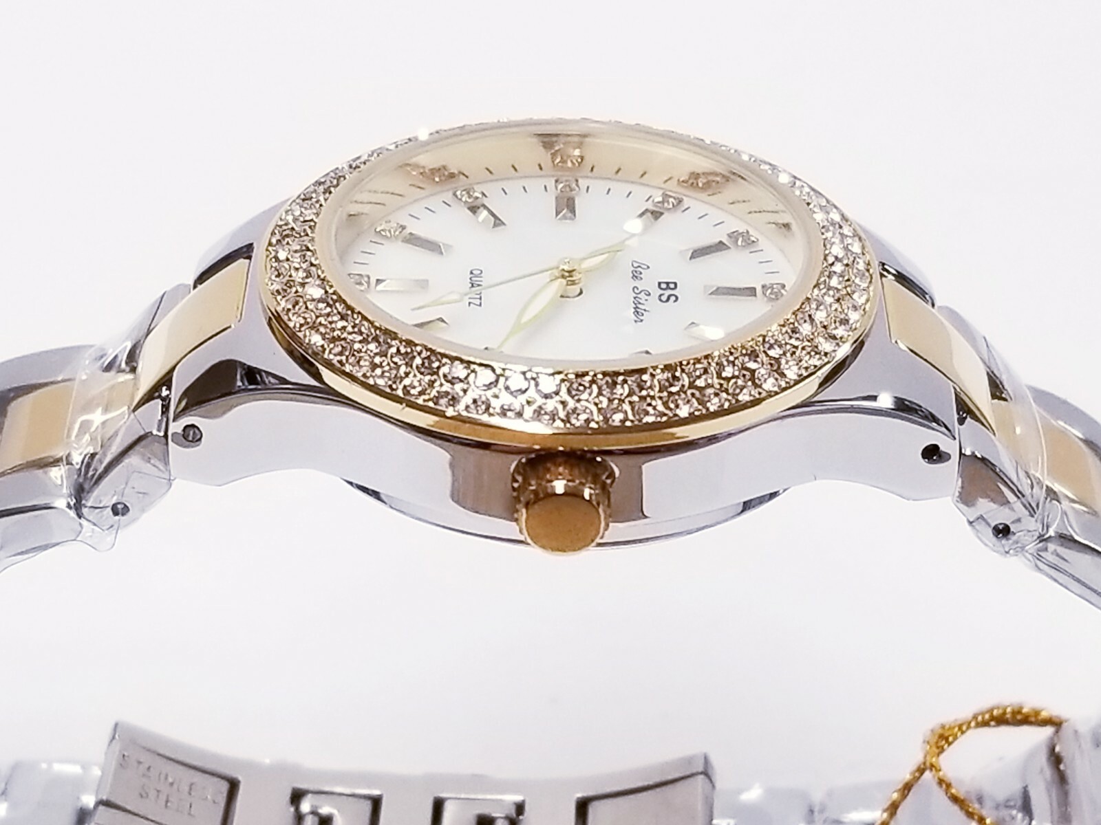 Bee Sister – Diamond Women’s Quartz Watch 35mm DIAL 3ATM WATER RESISTANT
