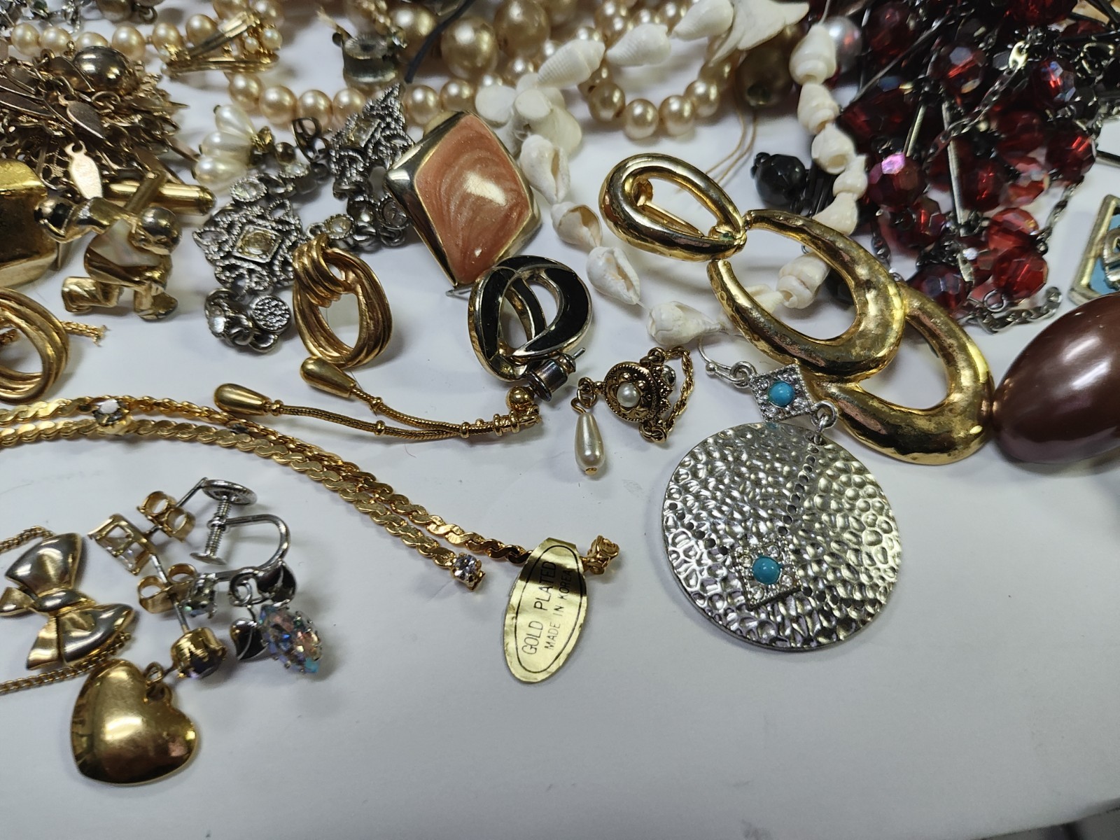 Huge Estate Junk Jewelry Lot 7lbs Earrings Screw Back Clip On Etc (Read Desc.)
