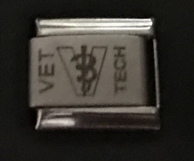 Vet Tech WHOLESALE LASER ITALIAN CHARM Link 9MM L1