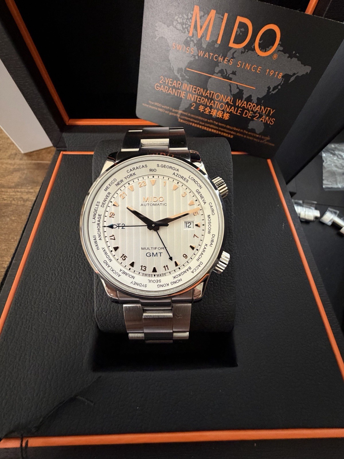 MIDOMultifort 42mm Silver Dial Men’s Automatic Watch