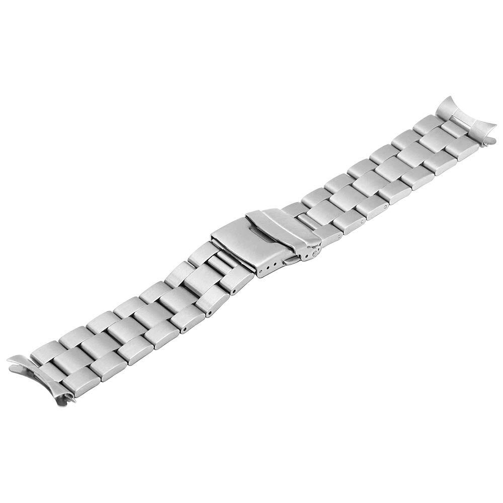 Watch Band For Citizen NY0086-16L NY0086-83L Curved Stainless Steel Oyster 20mm